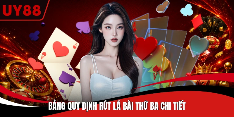 Bảng quy định rút lá bài thứ ba chi tiết